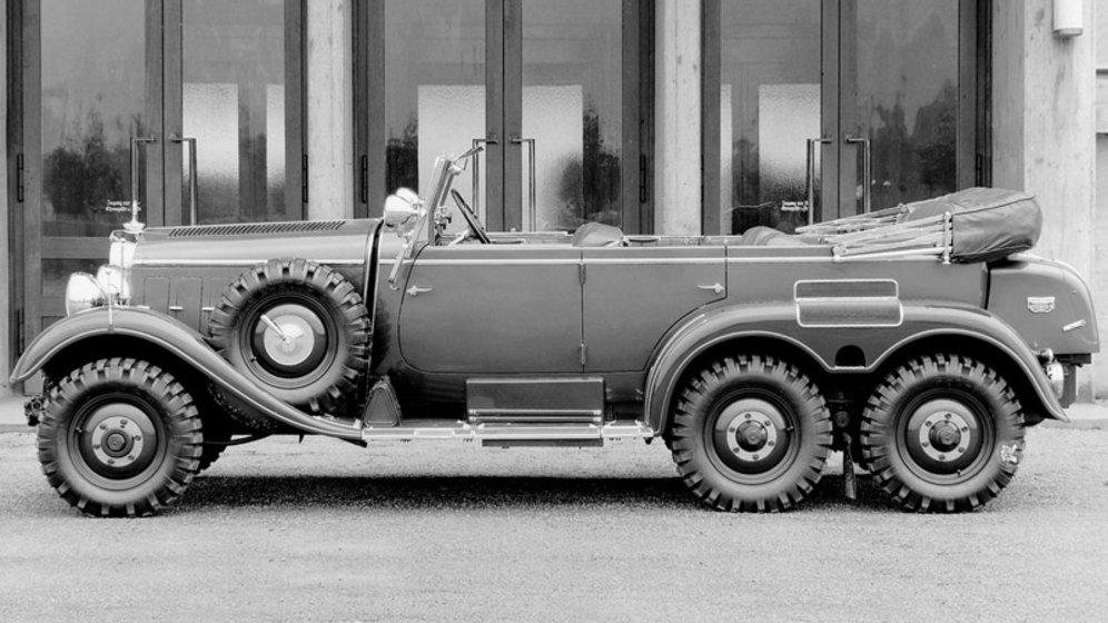 Машина Гитлера - Mercedes-Benz G4 - шестиколесный автомобиль Гитлера