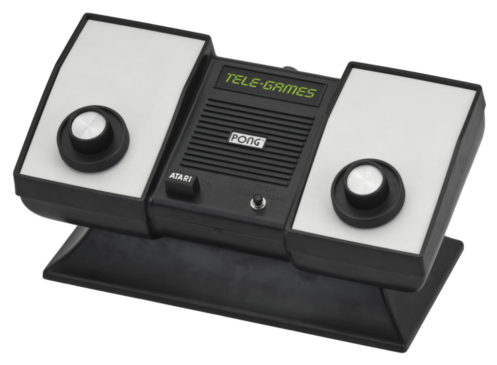 Домашняя версия Pong, изданная под брендом Tele-Games через магазины Sears в 1975 году