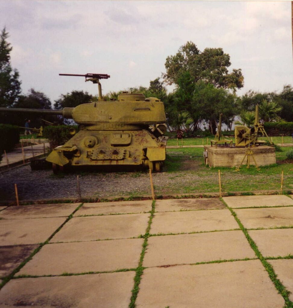 Танк Т-34-85, использовавшийся в ходе войны греками-киприотами и захваченный турецкой армией