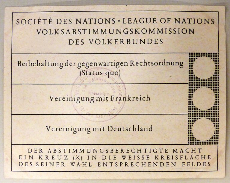 Саарский плебисцит и возвращение Саара Германии (1935)