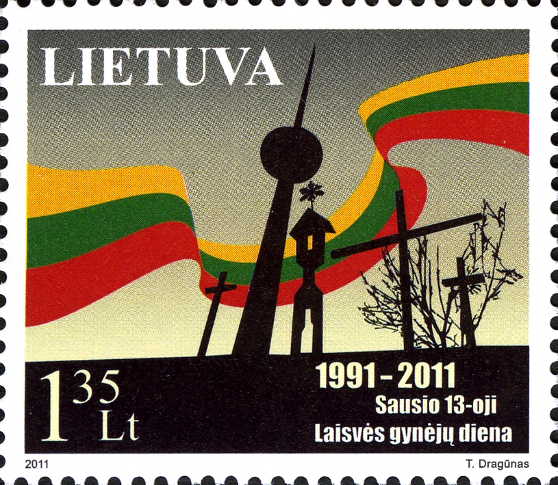 20 лет событиям в Вильнюсе, Почта Литвы, 2011